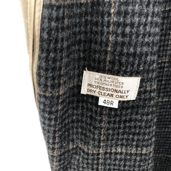 HART SHAFFNER & MARX Overcoat w Wool Zip Out Liner Sz‎ 48R Khaki Rain Repellent - Picture 10 of 15